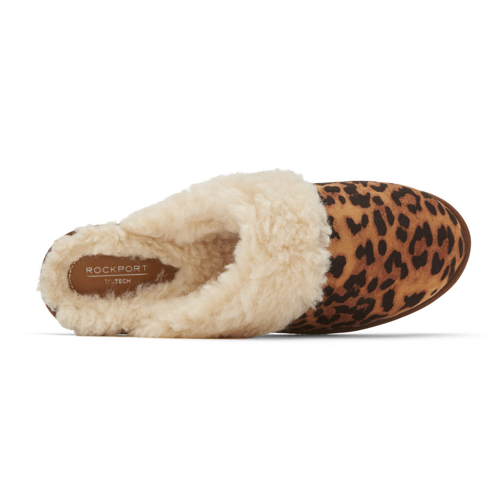 Rockport Tøfler Dame Leopard - Trutech Veda Slide - ZHSI62304